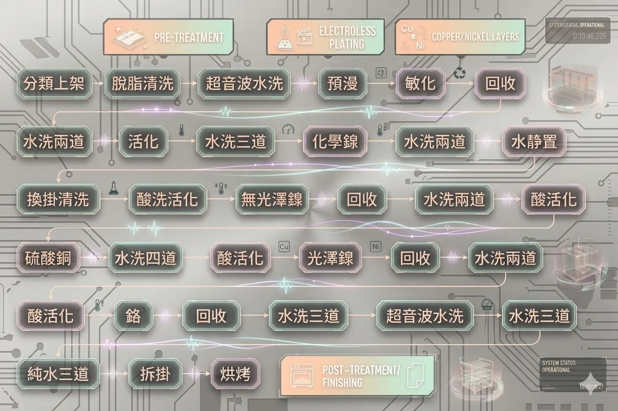 電鍍流程